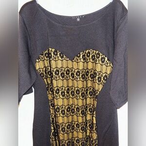 Black and Gold Classy dress.